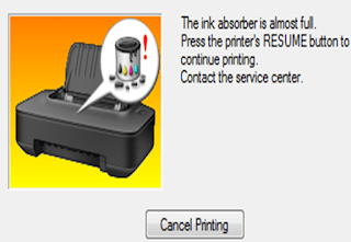 cara reset printer canon mp280 tanpa software